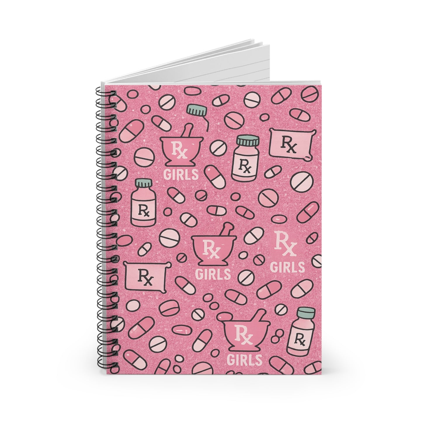 Pharmacy Girl "Rx Girls" Spiral Notebook
