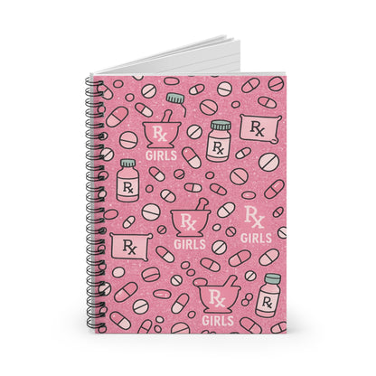 Pharmacy Girl "Rx Girls" Spiral Notebook
