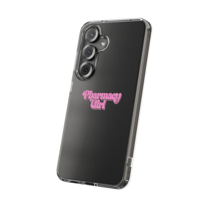 Pharmacy Girl Clear Phone Case