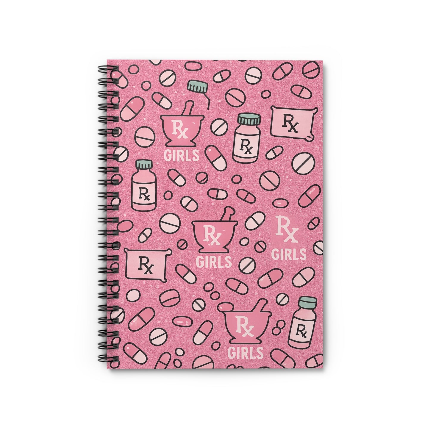 Pharmacy Girl "Rx Girls" Spiral Notebook