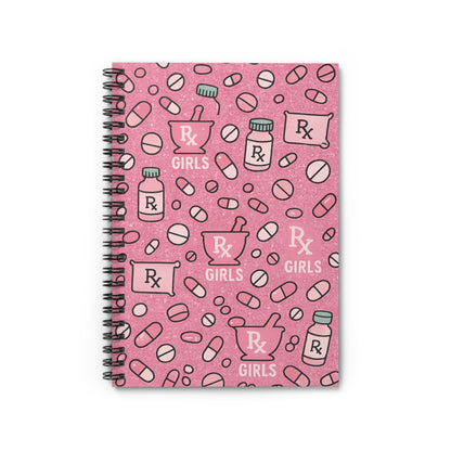 Pharmacy Girl "Rx Girls" Spiral Notebook