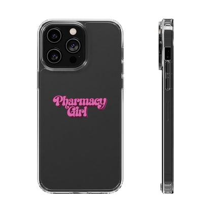 Pharmacy Girl Clear Phone Case