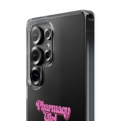 Pharmacy Girl Clear Phone Case
