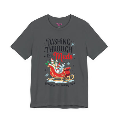 Pharmacy Girl "Dashing Through The Meds" Tee