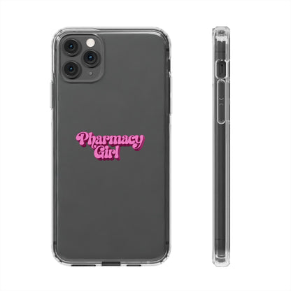 Pharmacy Girl Clear Phone Case