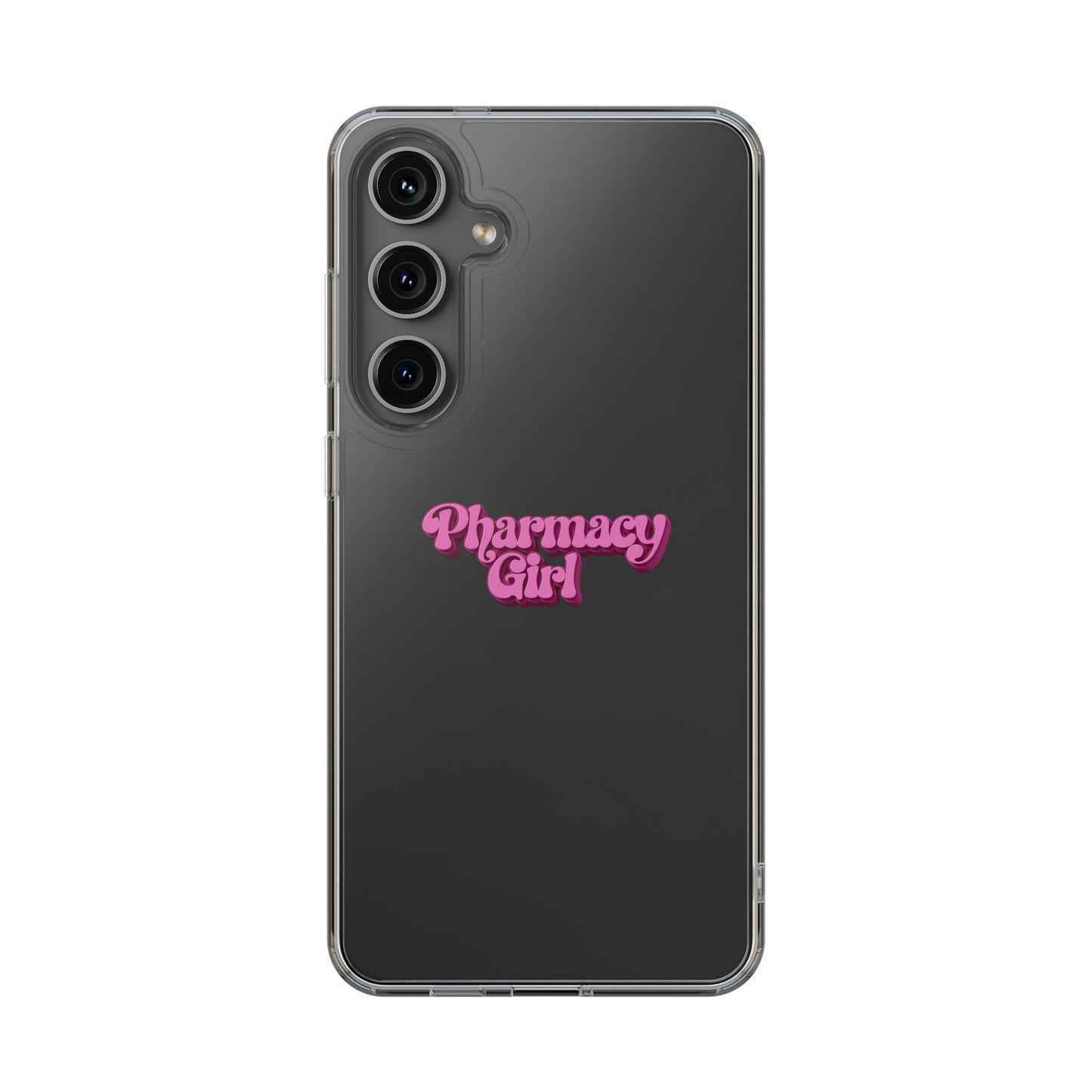 Pharmacy Girl Clear Phone Case
