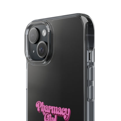 Pharmacy Girl Clear Phone Case