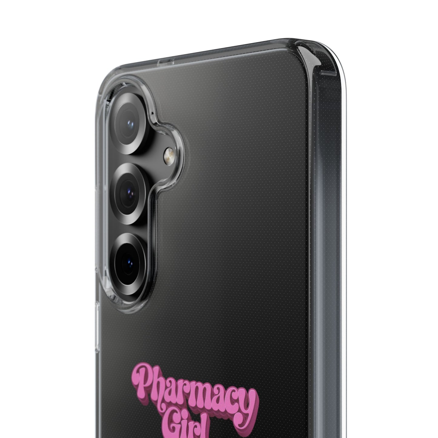 Pharmacy Girl Clear Phone Case