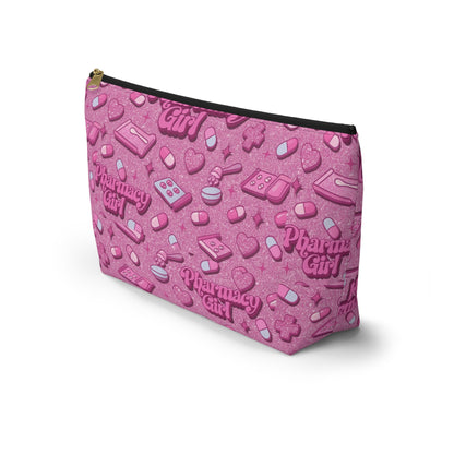Pharmacy Girl "Pink Script" Travel Bag