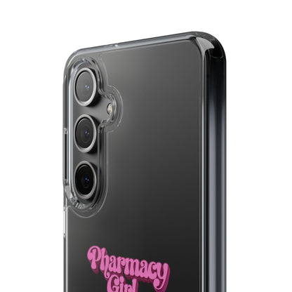 Pharmacy Girl Clear Phone Case