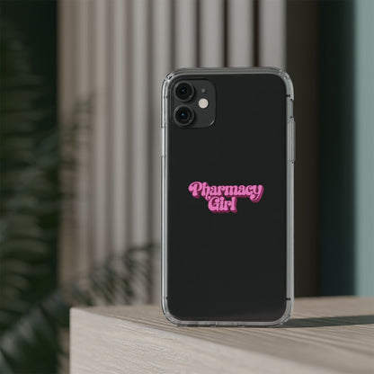 Pharmacy Girl Clear Phone Case