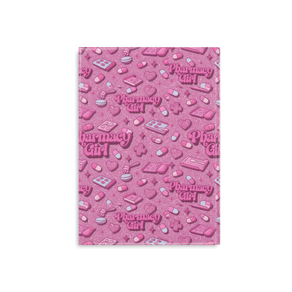 Pharmacy Girl "Pink Script" Hardcover Notebook