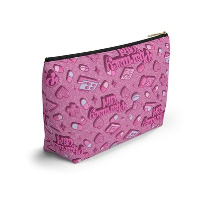 Pharmacy Girl "Pink Script" Travel Bag