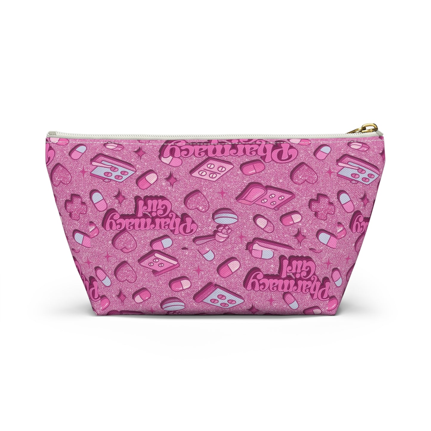Pharmacy Girl "Pink Script" Travel Bag