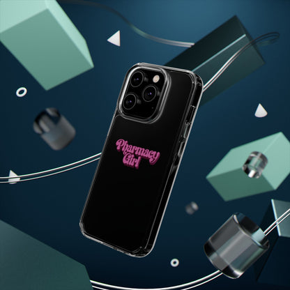 Pharmacy Girl Clear Phone Case
