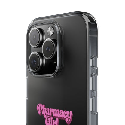 Pharmacy Girl Clear Phone Case