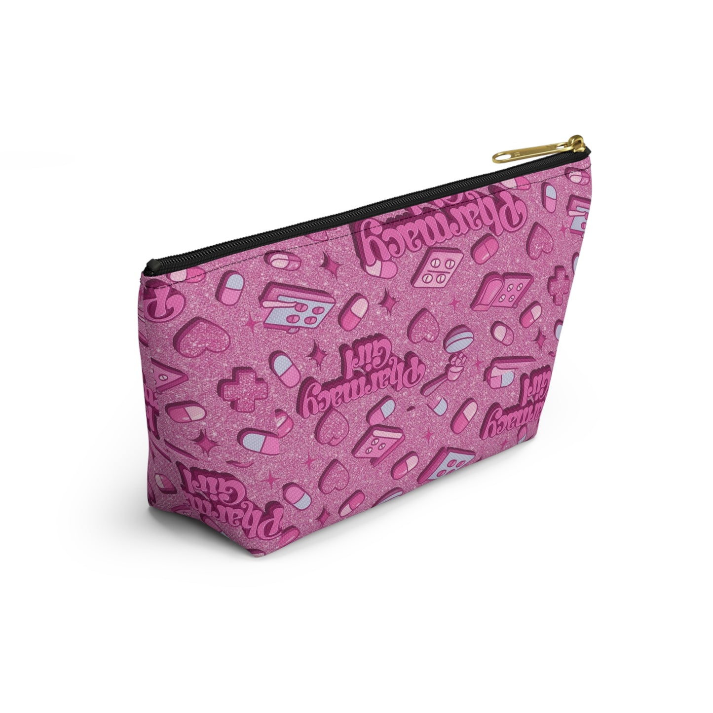 Pharmacy Girl "Pink Script" Travel Bag