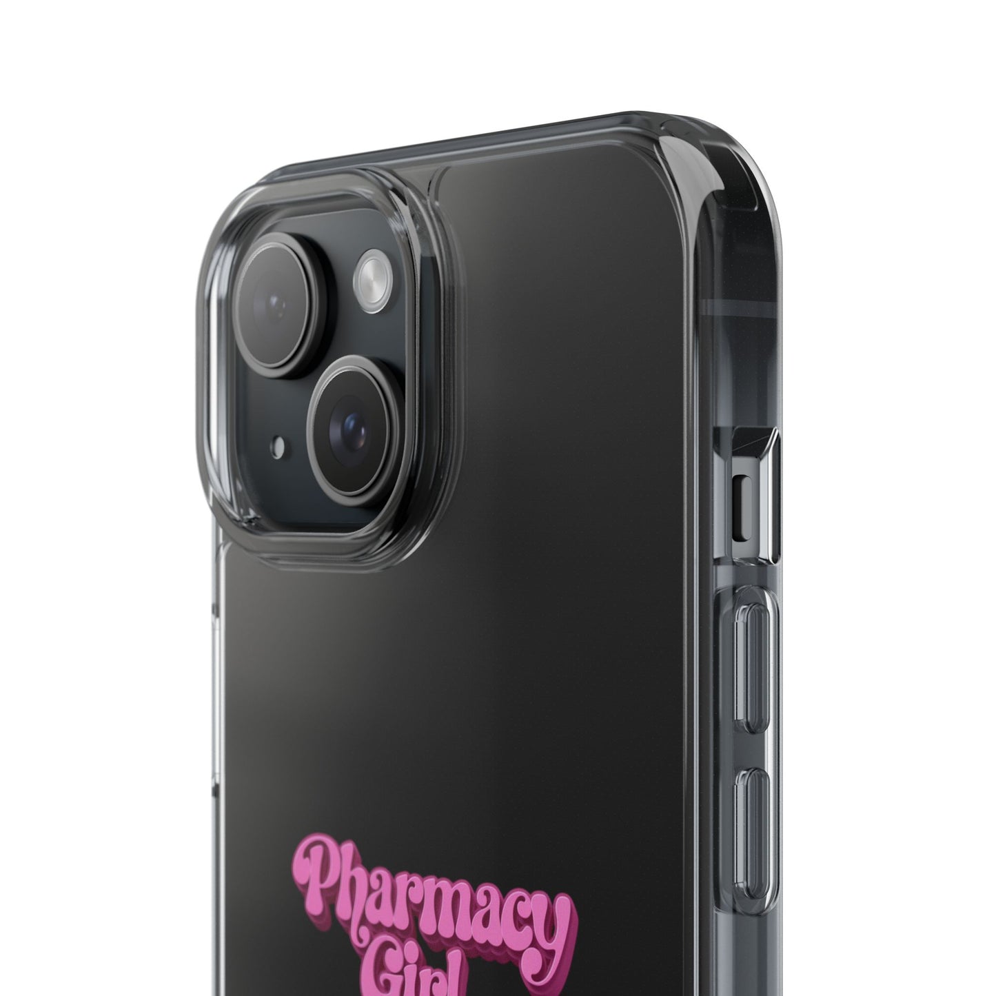 Pharmacy Girl Clear Phone Case