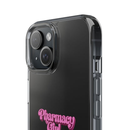 Pharmacy Girl Clear Phone Case