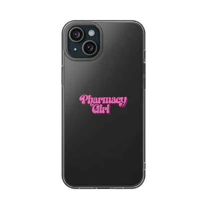 Pharmacy Girl Clear Phone Case