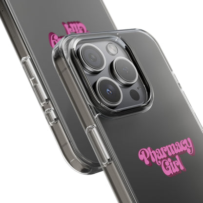 Pharmacy Girl Clear Phone Case