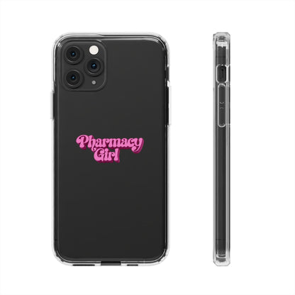 Pharmacy Girl Clear Phone Case