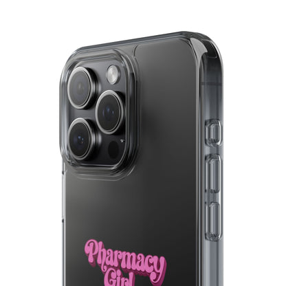 Pharmacy Girl Clear Phone Case
