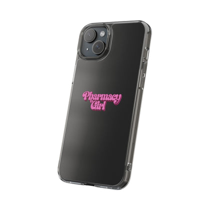 Pharmacy Girl Clear Phone Case