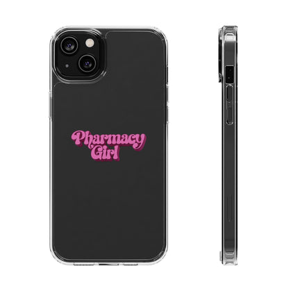 Pharmacy Girl Clear Phone Case