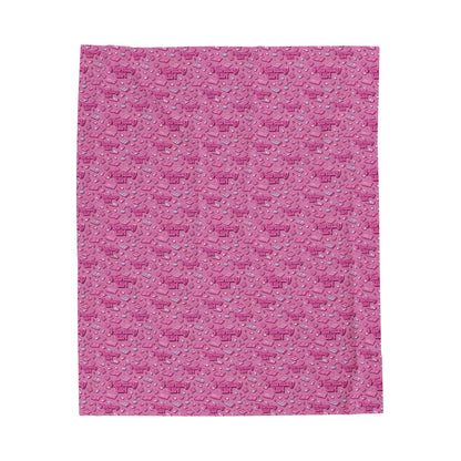 Pharmacy Girl "Pink Script" Blanket