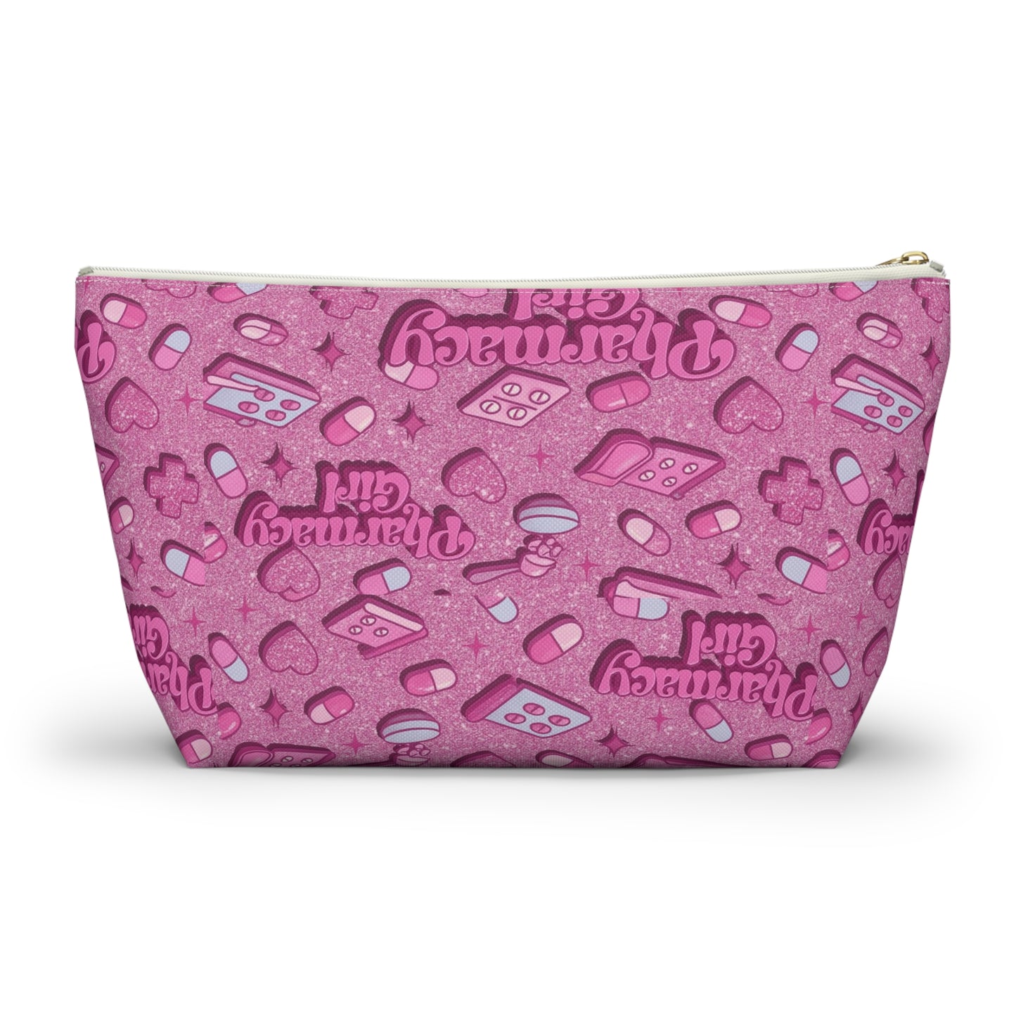 Pharmacy Girl "Pink Script" Travel Bag