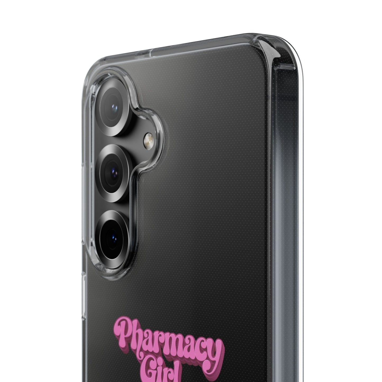 Pharmacy Girl Clear Phone Case