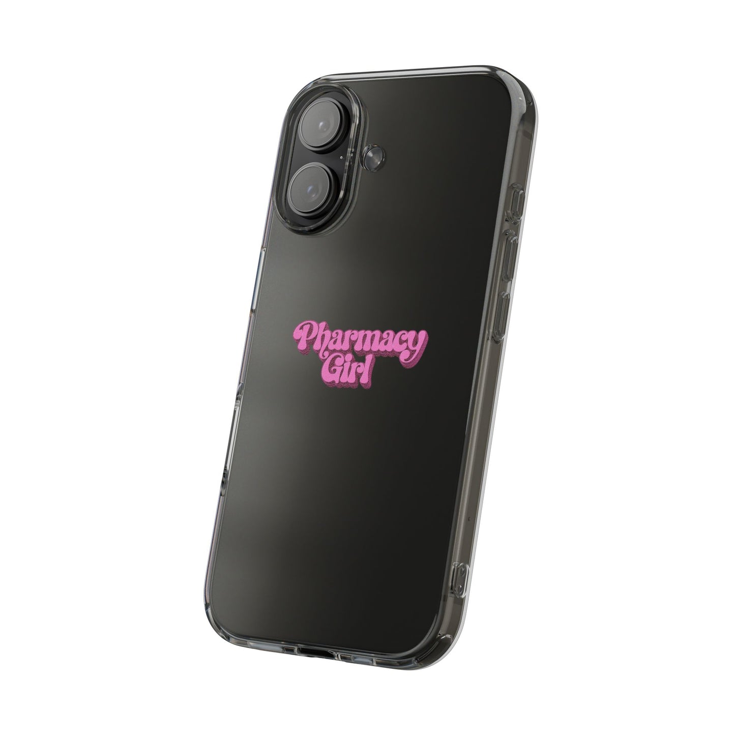 Pharmacy Girl Clear Phone Case
