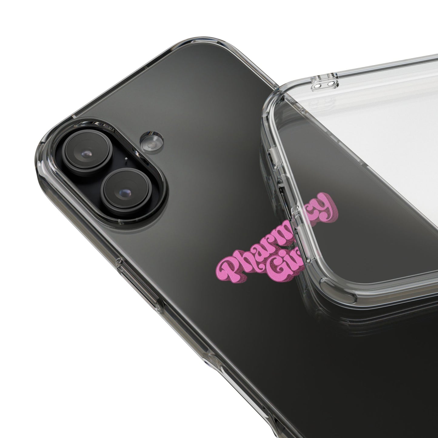 Pharmacy Girl Clear Phone Case