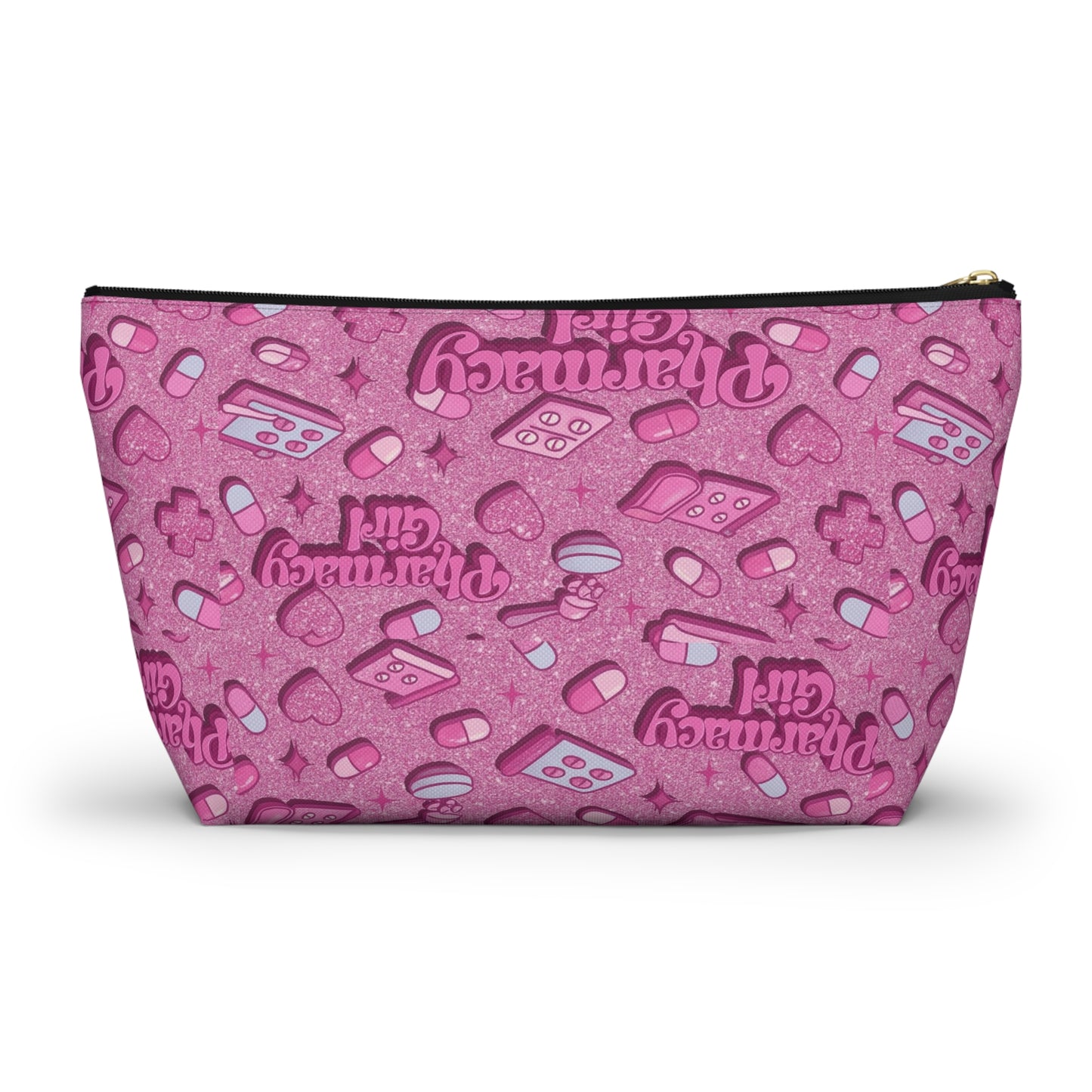 Pharmacy Girl "Pink Script" Travel Bag