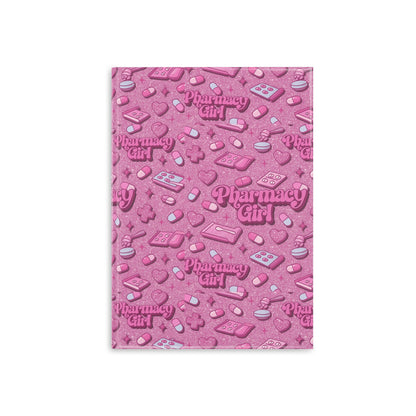 Pharmacy Girl "Pink Script" Hardcover Notebook