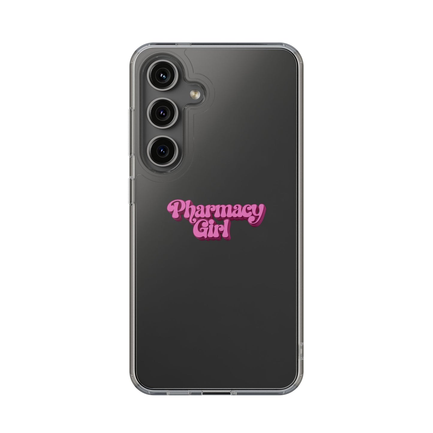 Pharmacy Girl Clear Phone Case
