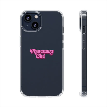 Pharmacy Girl Clear Phone Case