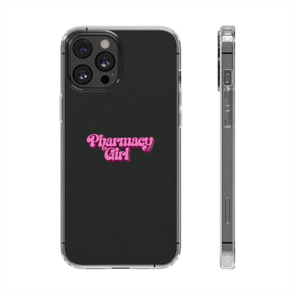 Pharmacy Girl Clear Phone Case