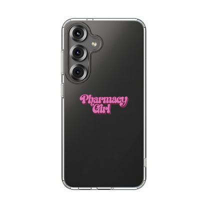 Pharmacy Girl Clear Phone Case
