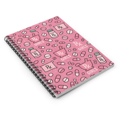 Pharmacy Girl "Rx Girls" Spiral Notebook