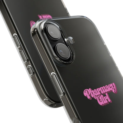 Pharmacy Girl Clear Phone Case