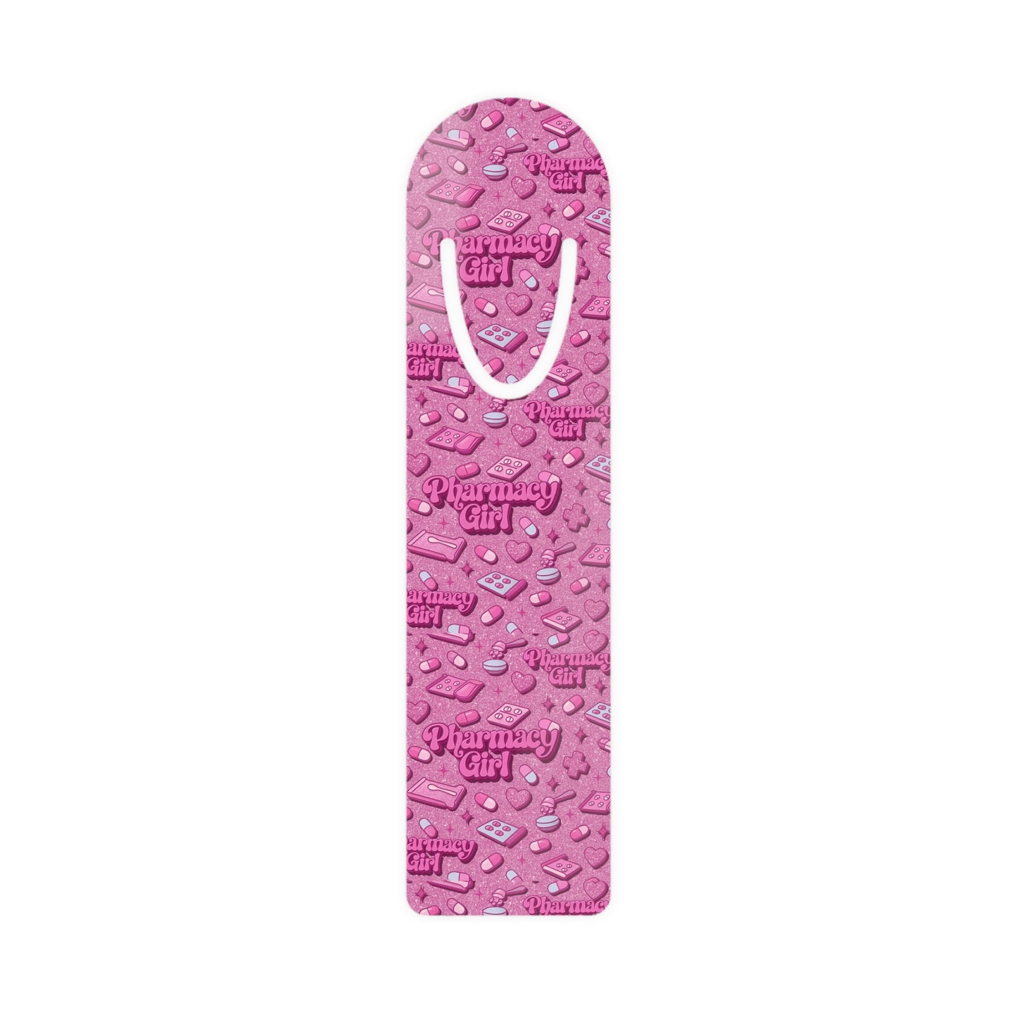 Pharmacy Girl "Pink Script" Bookmark
