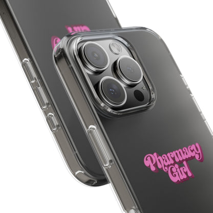 Pharmacy Girl Clear Phone Case
