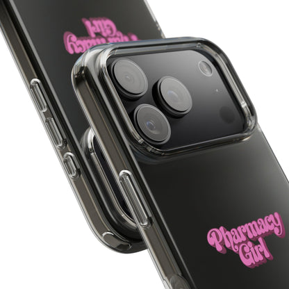 Pharmacy Girl Clear Phone Case