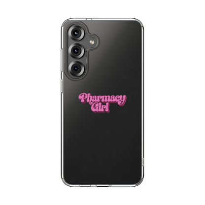 Pharmacy Girl Clear Phone Case