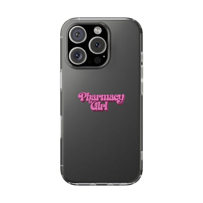 Pharmacy Girl Clear Phone Case