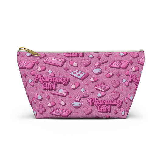 Pharmacy Girl "Pink Script" Travel Bag
