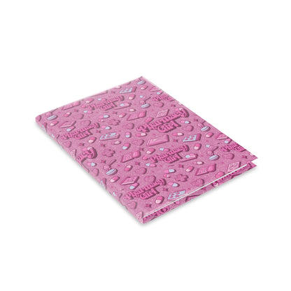 Pharmacy Girl "Pink Script" Hardcover Notebook