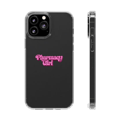 Pharmacy Girl Clear Phone Case